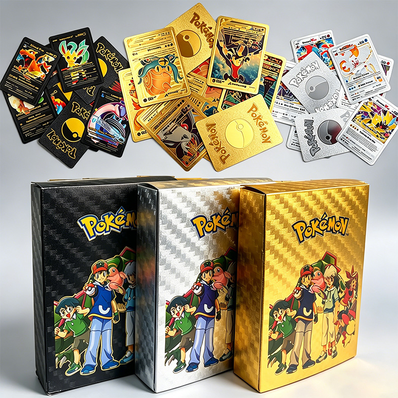 Pokemon Binder Card - 55pc English card Charizard Gold Foil