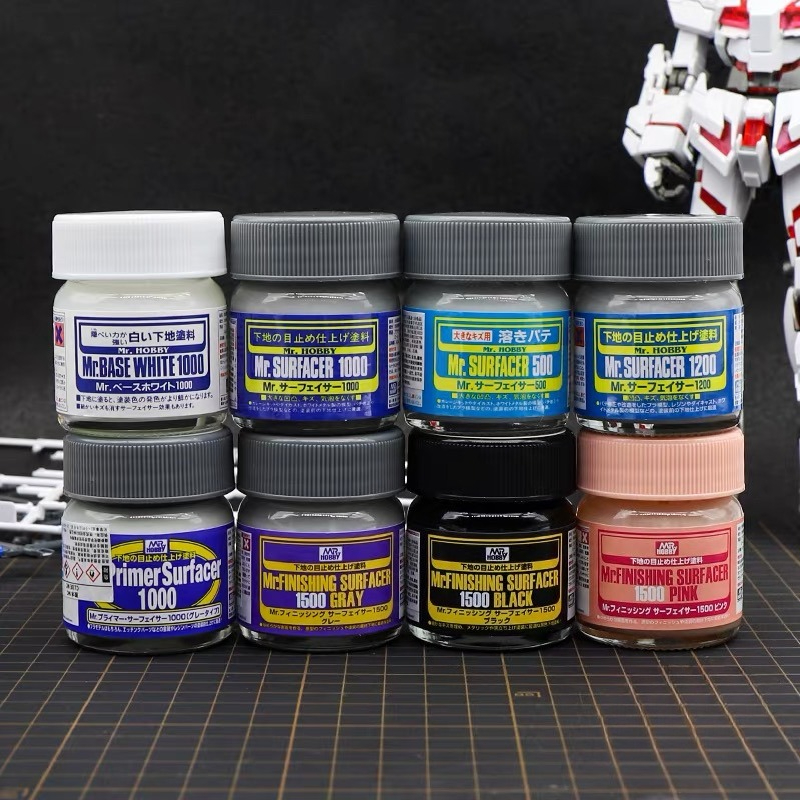 Tamiya Model Paint Set - 40ml Water Based Primer for Filling