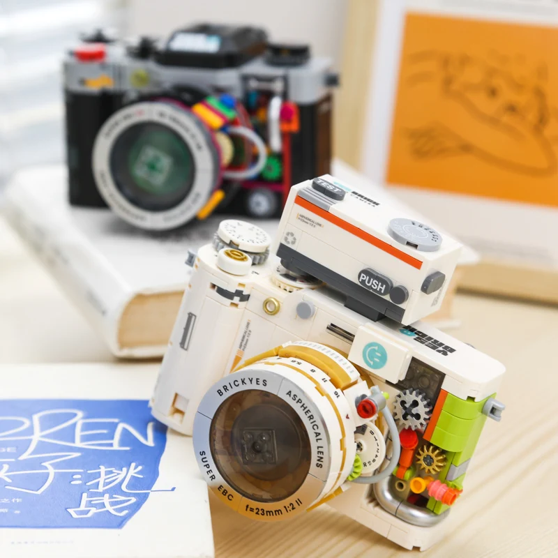 Building Block Mini - Retro Camera Building Block Diy Assembly