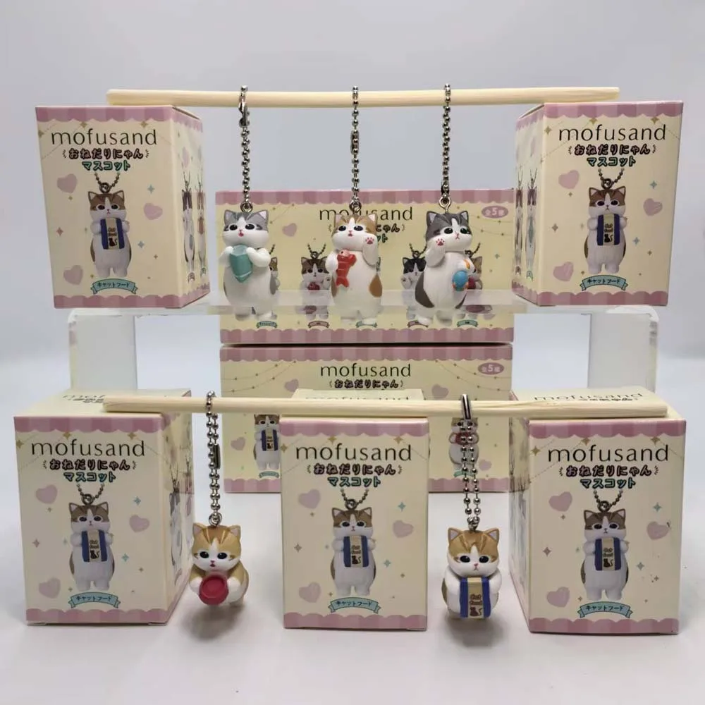 Mofusand Kawaii Cat Keychain B - Action Figure Stand recension och pris