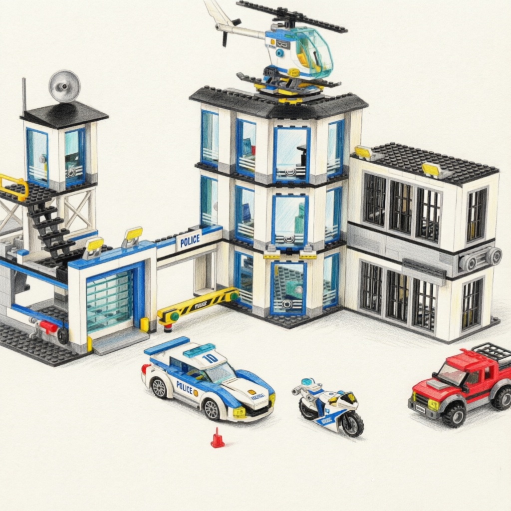 Special Police Station Militar - Lego Set Creator recension och pris