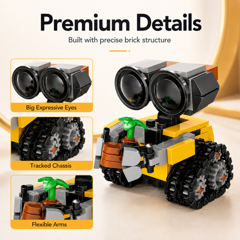 Mini Robot Building Blocks Set - Lego Set Technic recension och pris
