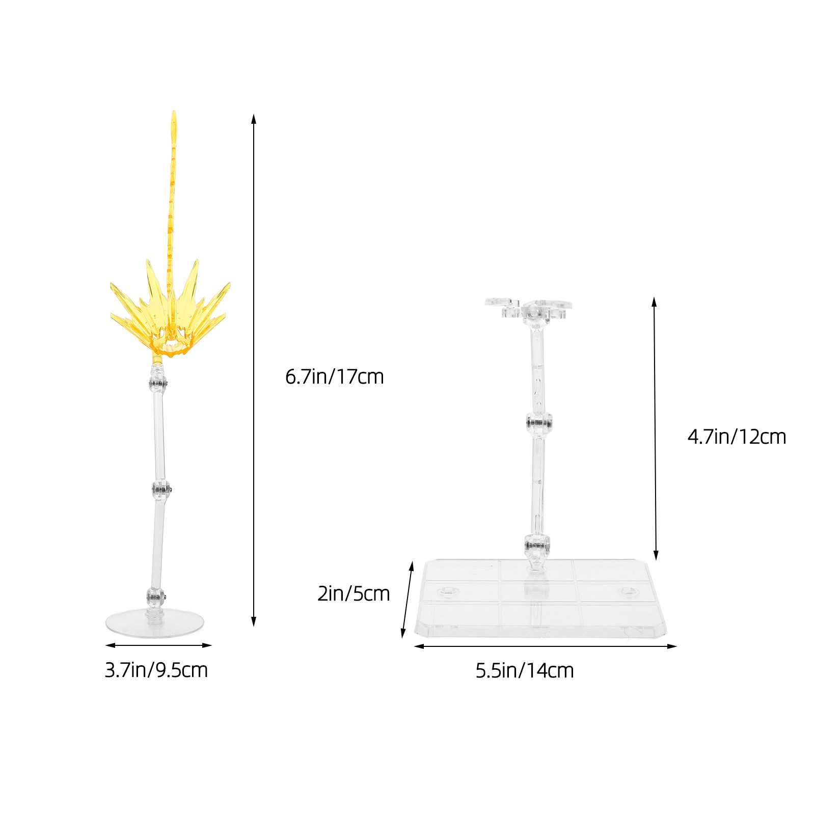 2Pcs Effect Display Bases Adju - Action Figure Stand recension och pris