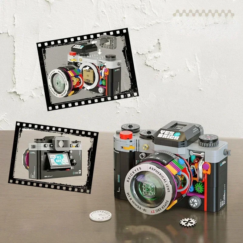 Retro Camera Building Block Di - Building Block Mini recension och pris