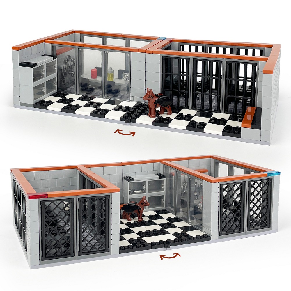 302PCS Prison City Police Stat - Lego Set Creator recension och pris