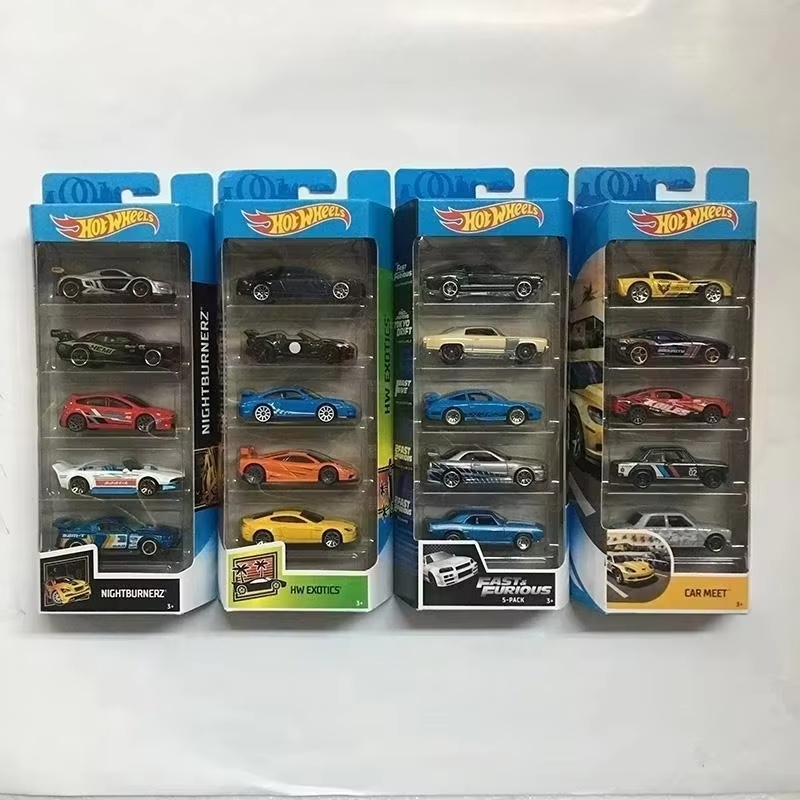 Hot Wheels Five Cars Set 1806  - Hot Wheels Car Track Sets recension och pris