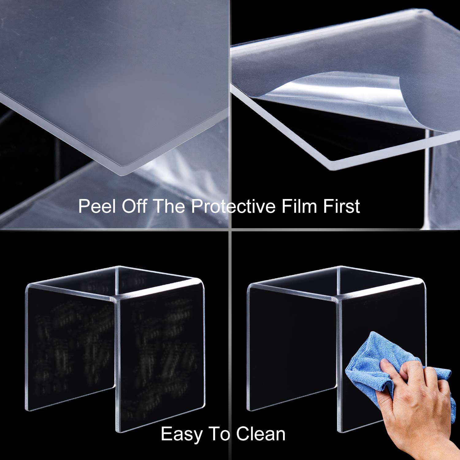 U Shape Acrylic Display Risers - Pop Display Shelf recension och pris