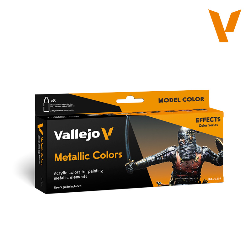 Vallejo 70118 Metallic Color E - Tamiya Model Paint Set recension och pris