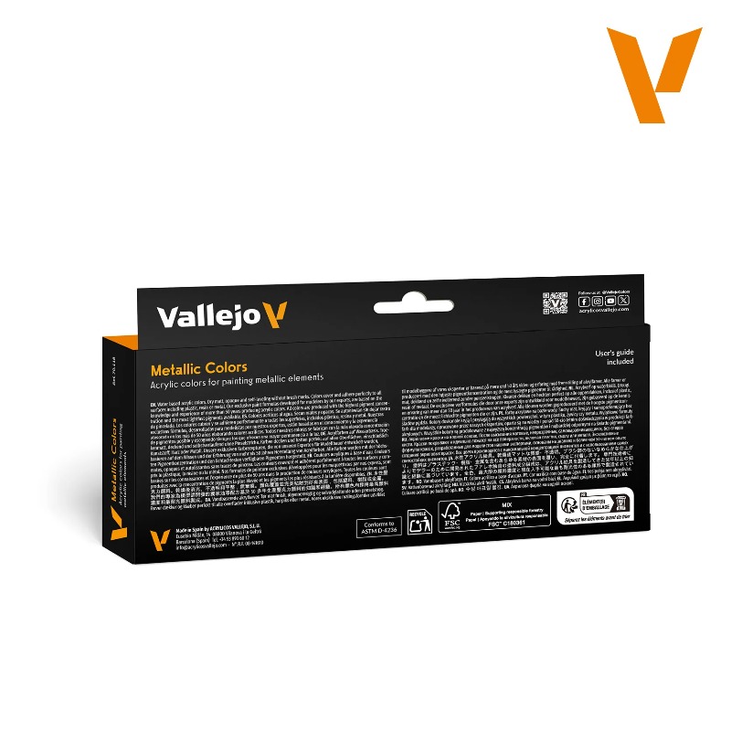 Vallejo 70118 Metallic Color E - Tamiya Model Paint Set recension och pris