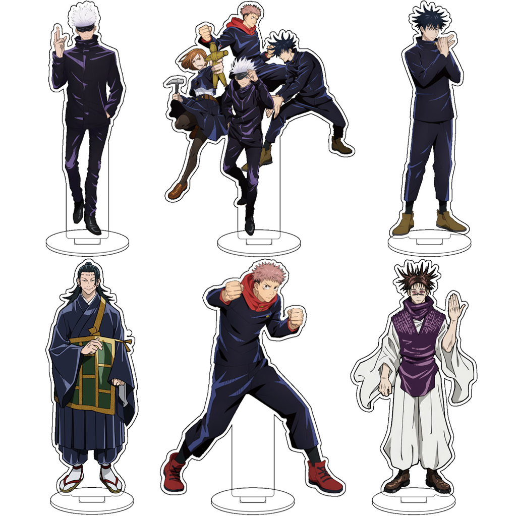 16CM Anime Jujutsu Kaisen Gojo - Figma Stand Set recension och pris
