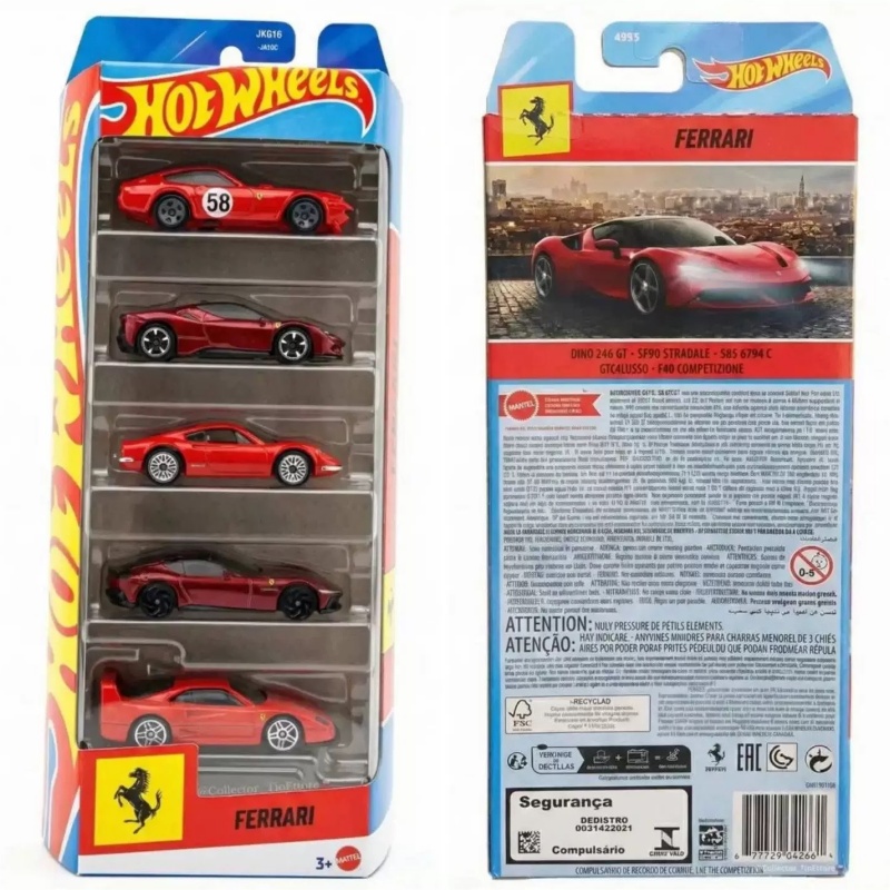 2026 5PCS Hot Wheels Ferrari S - Hot Wheels Car Track Sets recension och pris