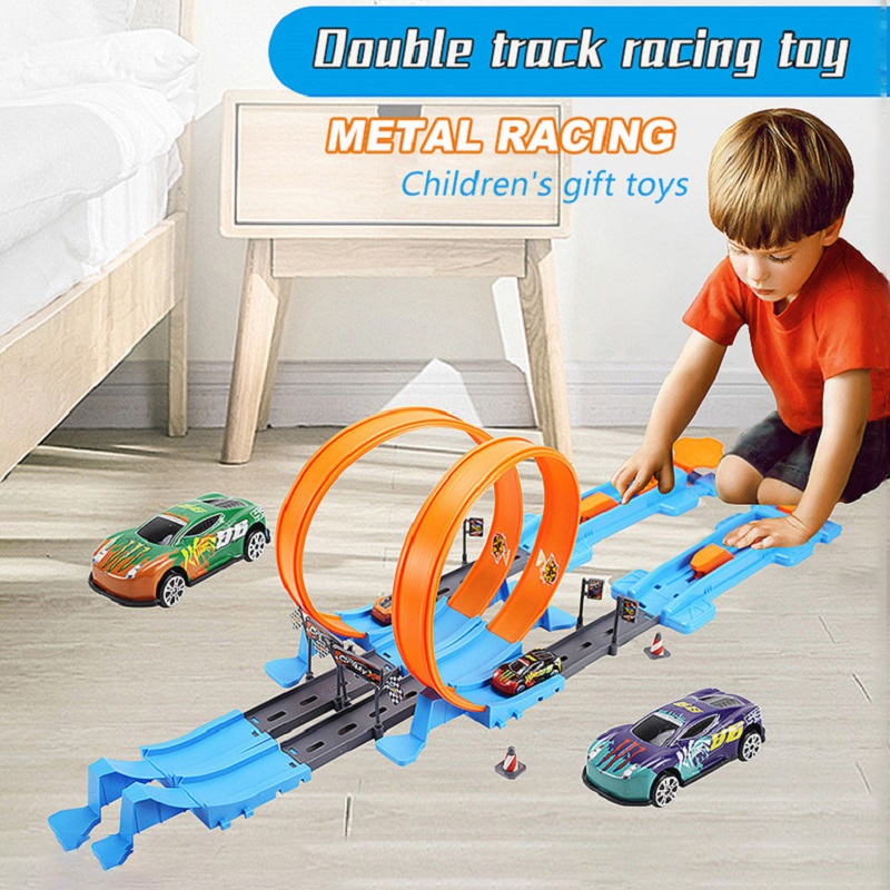 Hot Stunt Speed Double Car Whe - Hot Wheels Car Track Sets recension och pris